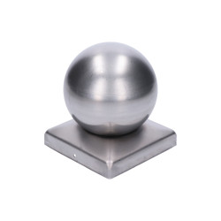 Strieška plechová, 60x60mm s guľou ø 60mm Strieška plechová, 60x60mm s guľou ø 60mm